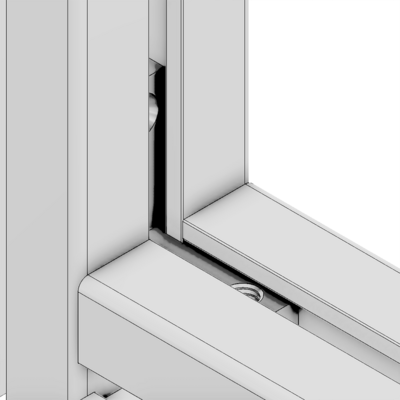 41-001-0 MODULAR SOLUTIONS PROFILE FASTENER<br>HIDDEN PROFILE CONNECTOR M